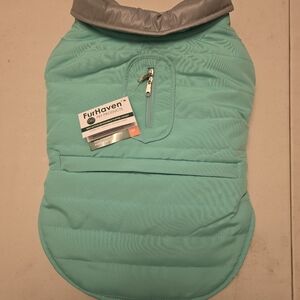 FurHaven Aqua Dog Jacket Medium